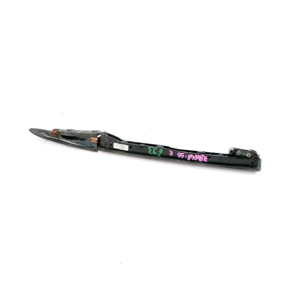 BMW 3 Series E93 Right Top Molding Roof Hinge Cover O/S Sparkling Graphite A22 - SKU 7184048-SG - Part number 7184048