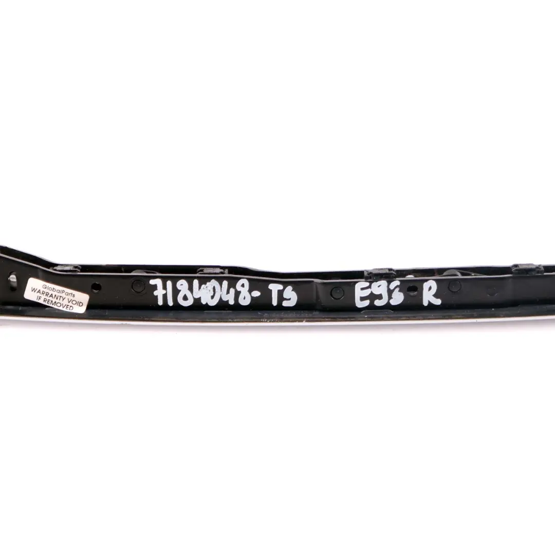 BMW 4 E93 F33 Derecho plegable Techo Moldura Bisagra Cubierta Titan Plata 354 - SKU 7184048-TS - Número de pieza 7184048