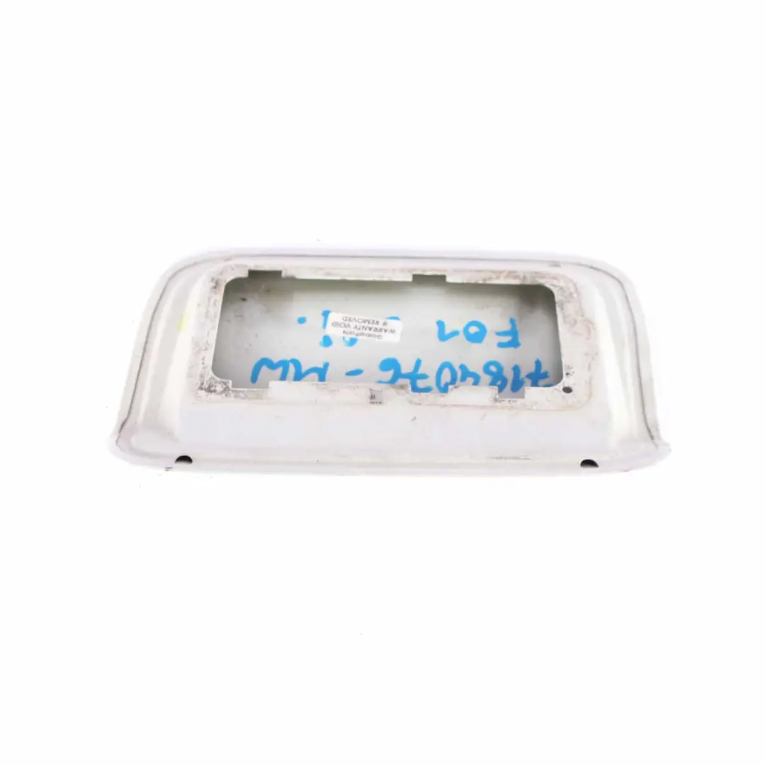 BMW F01 Tapa Combustible Cubierta Panel Blanco Mineral A96 - SKU 7184076-MW - Número de pieza 7184076