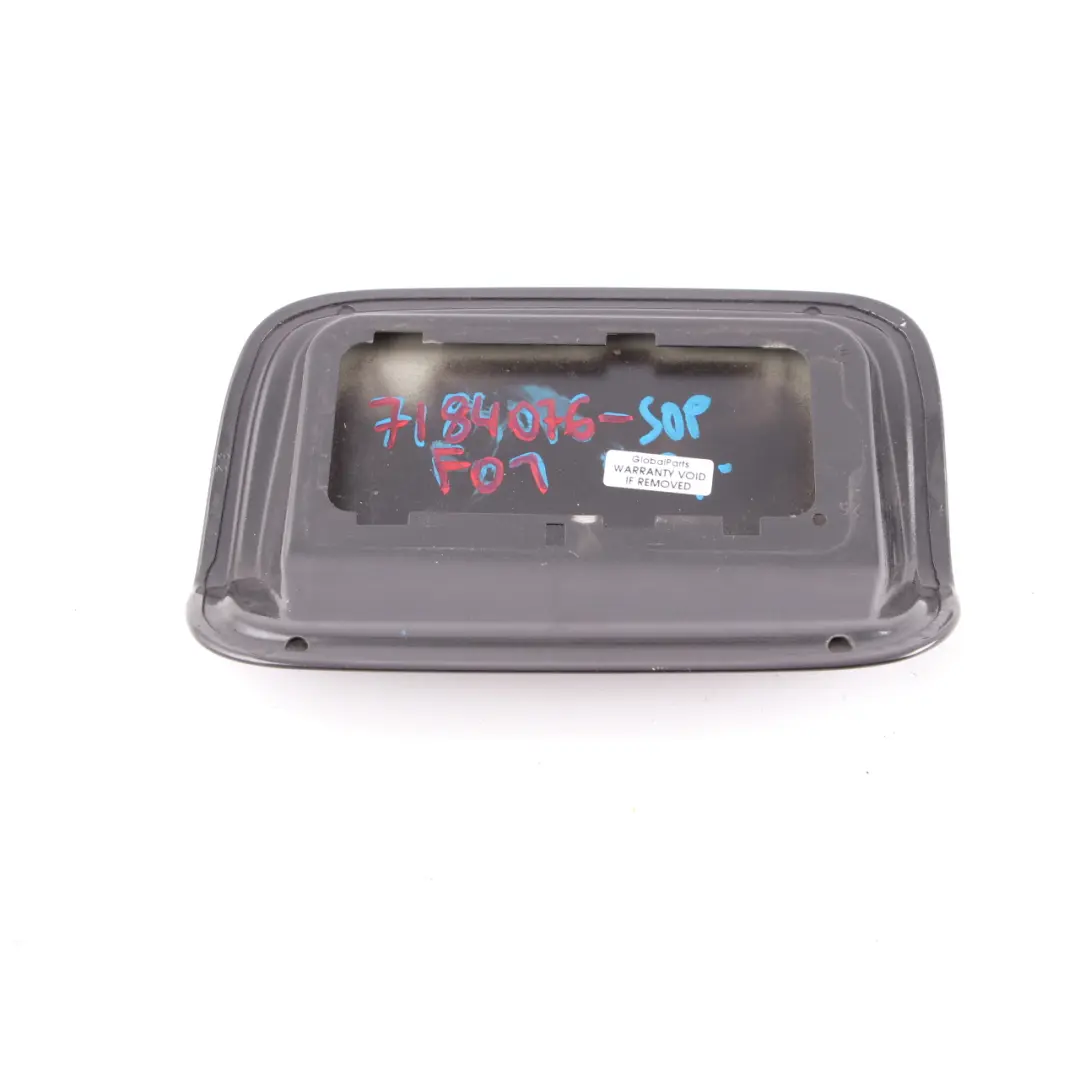 Flap Cover BMW F01 Fill In Flap Cap Panel Sophistograu Grey B90 to Fuel with Part number 7184076 Fuel Flap Cover BMW F01 Fill In Flap Cap Panel Sophistograu Grey B90 - SKU 7184076-SOP - Part number 7184076