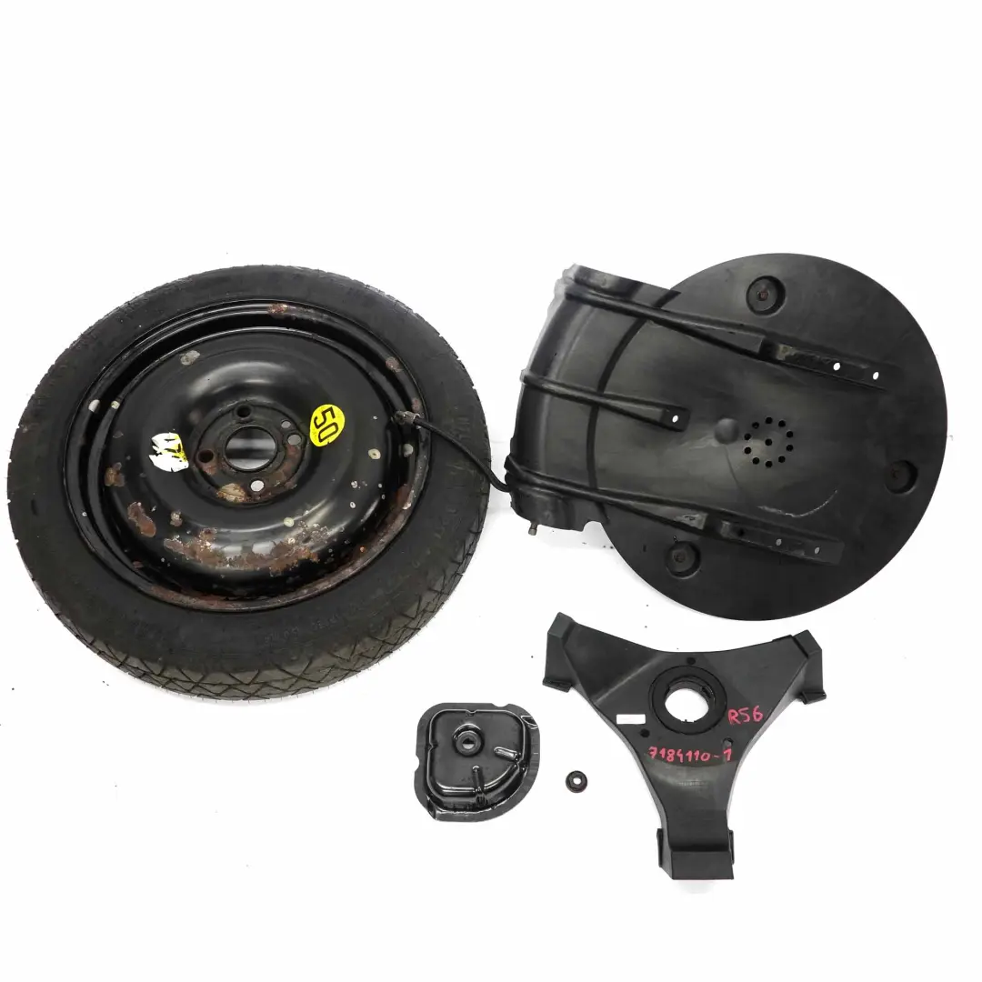 Mini Cooper R50 R52 R56 R58 Rueda De Repuesto De Emergencia Juego Kit 6800205 - SKU 7184110-1 - Número de pieza 7184110