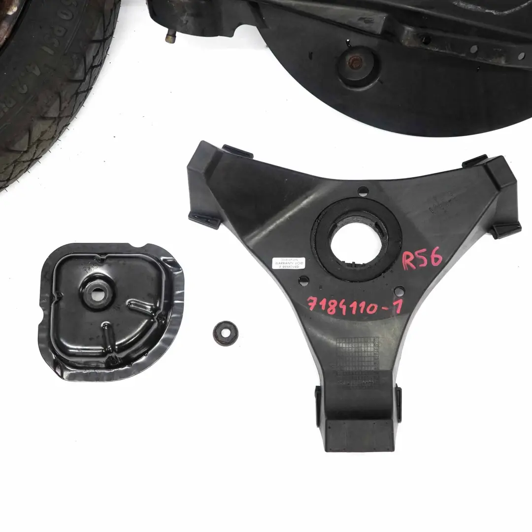 Notrad-Notradabdeckung Supporto Scorta Set 6800205 per Mini Cooper R50 R52 R56 R58 con numero di parte 7184110 Mini Cooper R50 R52 R56 R58 Notrad-Notradabdeckung Supporto Scorta Set 6800205 - SKU 7184110-1 - Numero di parte 7184110