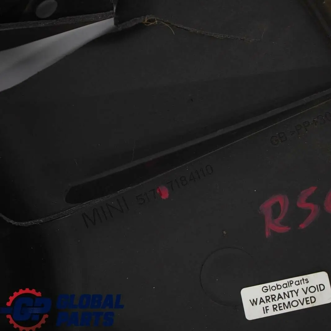 *Mini Cooper One R50 R52 Rueda De Repuesto De Emergencia Cubierta Soporte Juego para con número de pieza 7184110 *Mini Cooper One R50 R52 Rueda De Repuesto De Emergencia Cubierta Soporte Juego - SKU 7184110-4 - Número de pieza 7184110