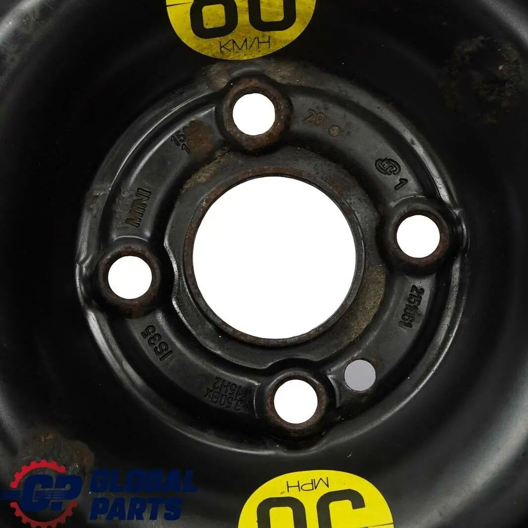 Mini Cooper One R50 R52 Notrad-Notradabdeckung Supporto Ruota di Scorta Set - SKU 7184110-4 - Numero di parte 7184110