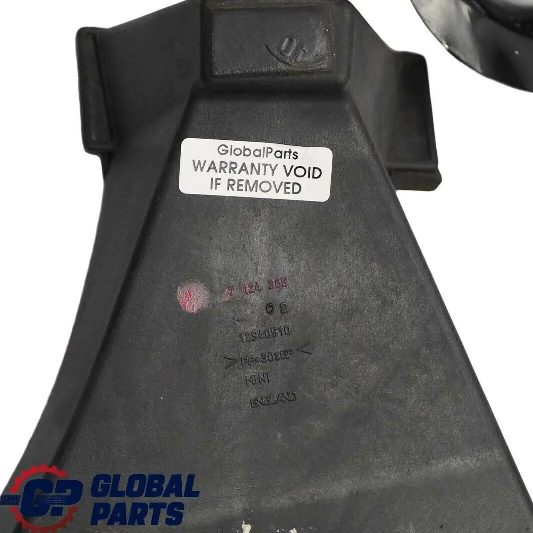 Mini Cooper One R50 R52 Emergency Spare Wheel Cover Bracket Holder Set - SKU 7184110-4 - Part number 7184110