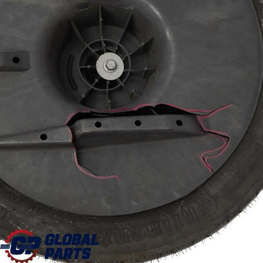 Mini Cooper One R50 R52 Emergency Spare Wheel Cover Bracket Holder Set - SKU 7184110-4 - Part number 7184110