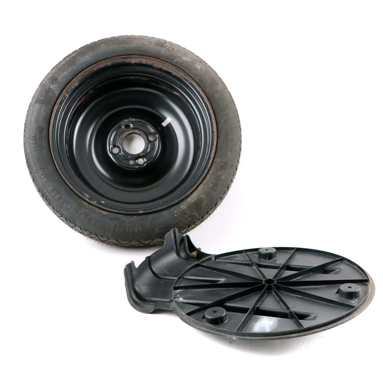 Mini Cooper R50 R52 Set Supporti Staffe Coperchio Della Ruota Scorta Emergenza