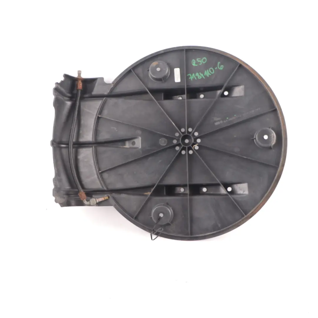 Emergency Spare Wheel Bracket Cover 6800205 to Mini R50 R52 R56 R58 3 with Part number 7184110 Mini R50 R52 R56 R58 3 Emergency Spare Wheel Bracket Cover 6800205 - SKU 7184110-6 - Part number 7184110