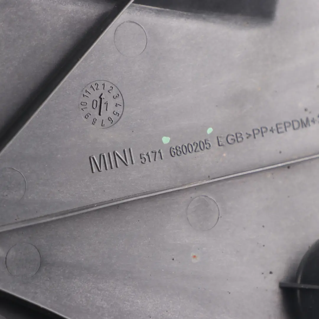 Emergency Spare Wheel Bracket Cover 6800205 to Mini R50 R52 R56 R58 3 with Part number 7184110 Mini R50 R52 R56 R58 3 Emergency Spare Wheel Bracket Cover 6800205 - SKU 7184110-6 - Part number 7184110