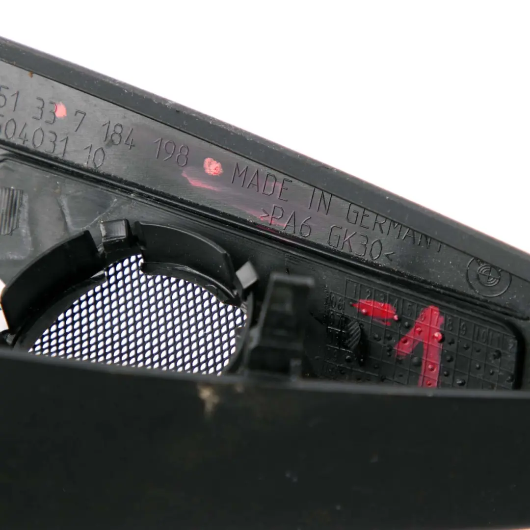 BMW E92 E93 Moulure Angle Garniture Intérieure Alpine Droite - SKU 7184198-1 - Numéro de pièce 7184198