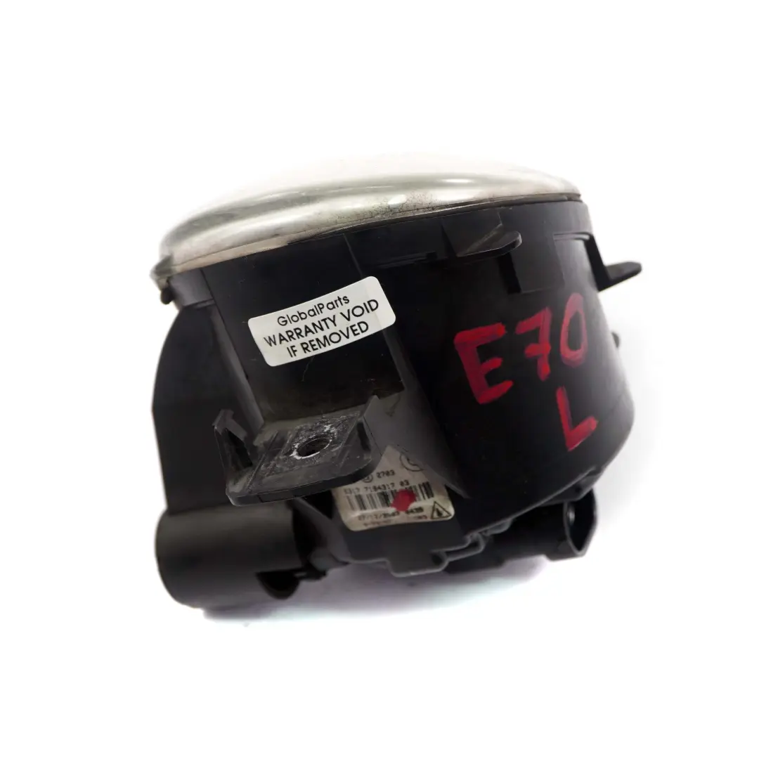 BMW E70 Lampa Przeciwmgielna Lewa Halogen - SKU 7184317 - Numer Części 7184317