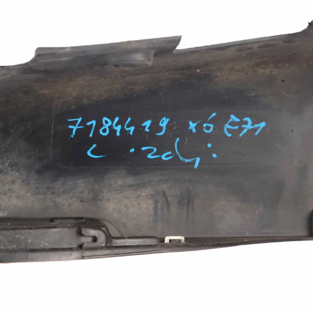 BMW X6 E71 Side Skirt Left N/S Sill Strip Cover Panel Aluminium Footplate Black - SKU 7184419 - Part number 7184419
