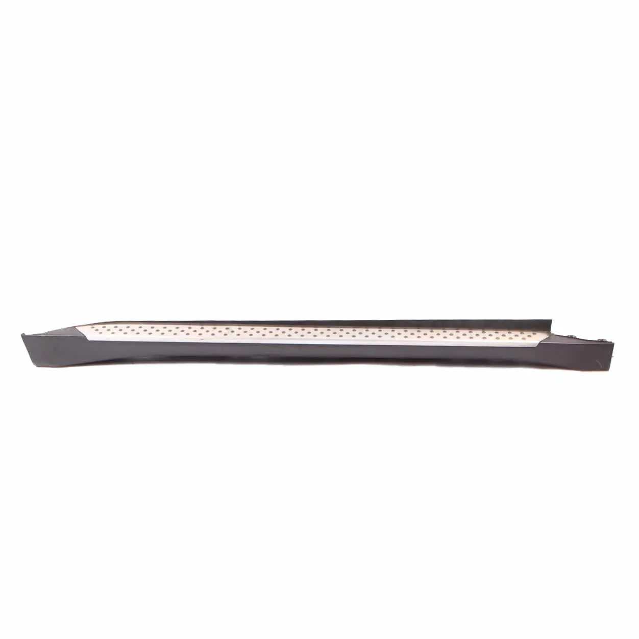 BMW X6 E71 Faldón Lateral Derecho Sill Tapa Panel Aluminio Estribo Negro