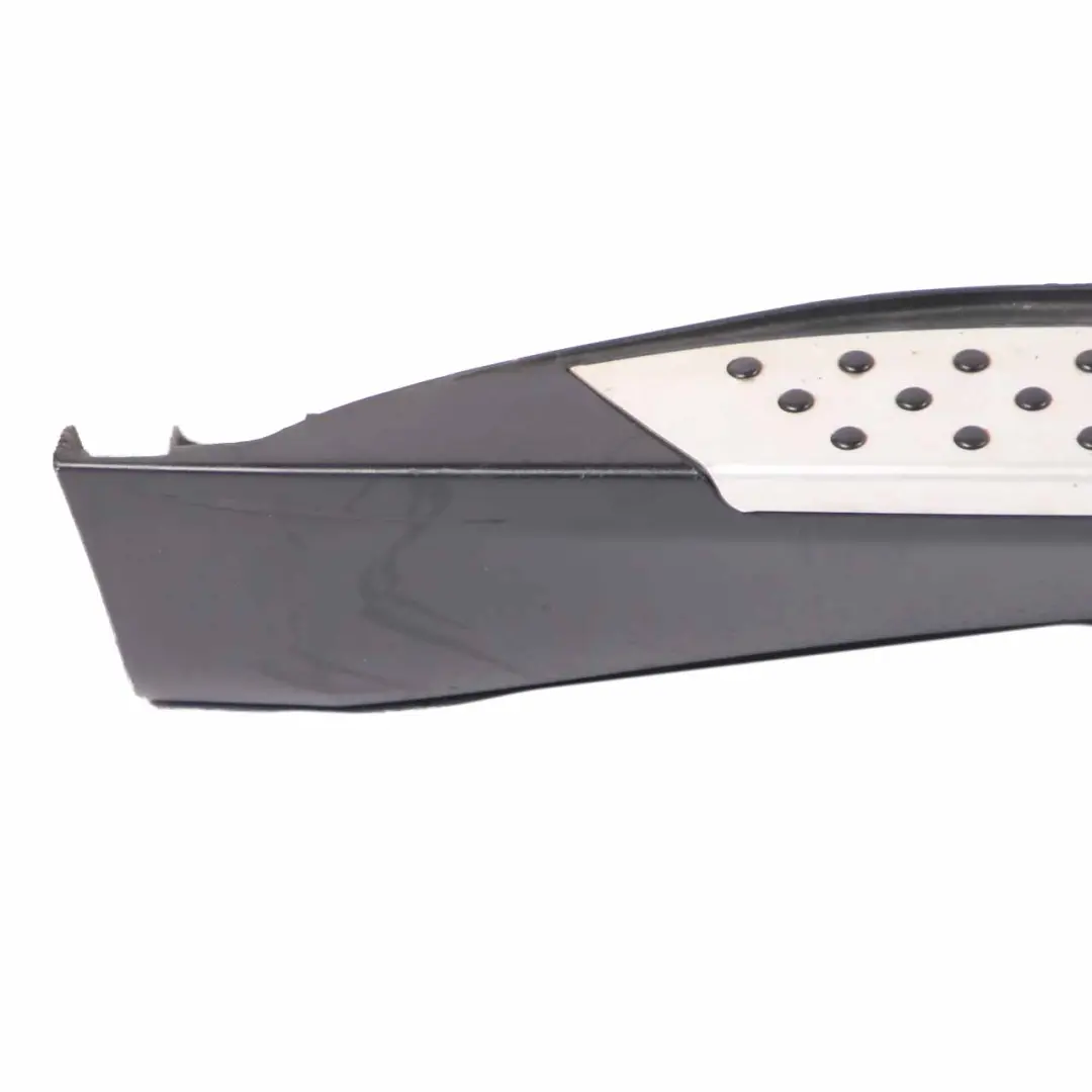 BMW X6 E71 Gonna laterale destra Sill Strip Cover Panel Alluminio Pedana Nero - SKU 7184420 - Numero di parte 7184420