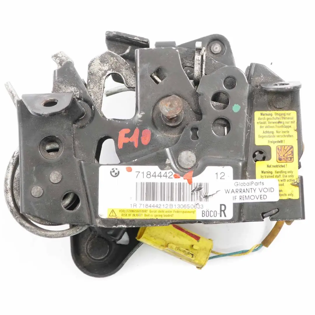  Hood Lock BMW F01 F02 F10 F11 Bonnet Closing Front System Right O/S - SKU 7184442-1 - Part number 7184442