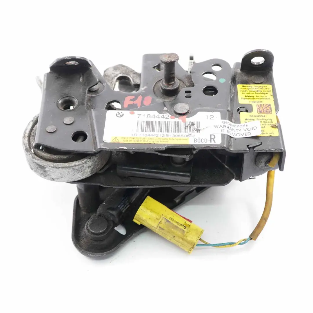  Verrouillage capot BMW F01 F10 F11 Fermeture capot Avant Système Droit - SKU 7184442-1 - Numéro de pièce 7184442
