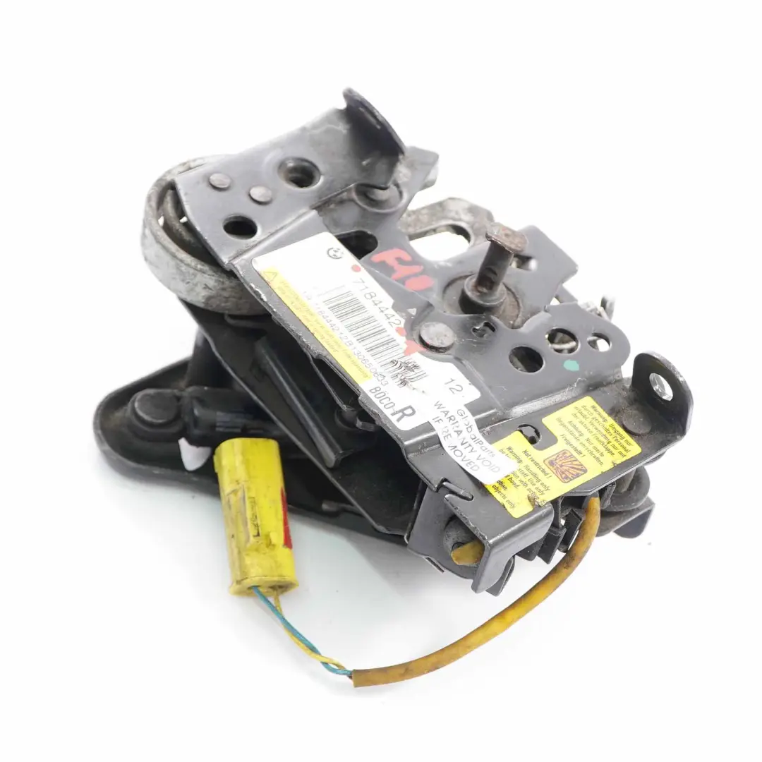 Hood Lock BMW F01 F02 F10 F11 Bonnet Closing Front System Right O/S to with Part number 7184442 Hood Lock BMW F01 F02 F10 F11 Bonnet Closing Front System Right O/S - SKU 7184442-1 - Part number 7184442