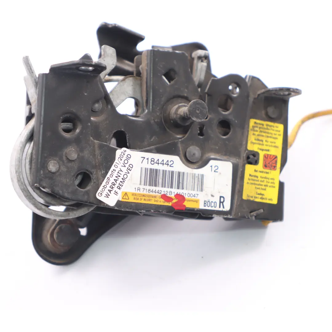 Hood Lock BMW F01 F02 F10 F11 Bonnet Closing Actuator Front Right O/S - SKU 7184442-2 - Part number 7184442