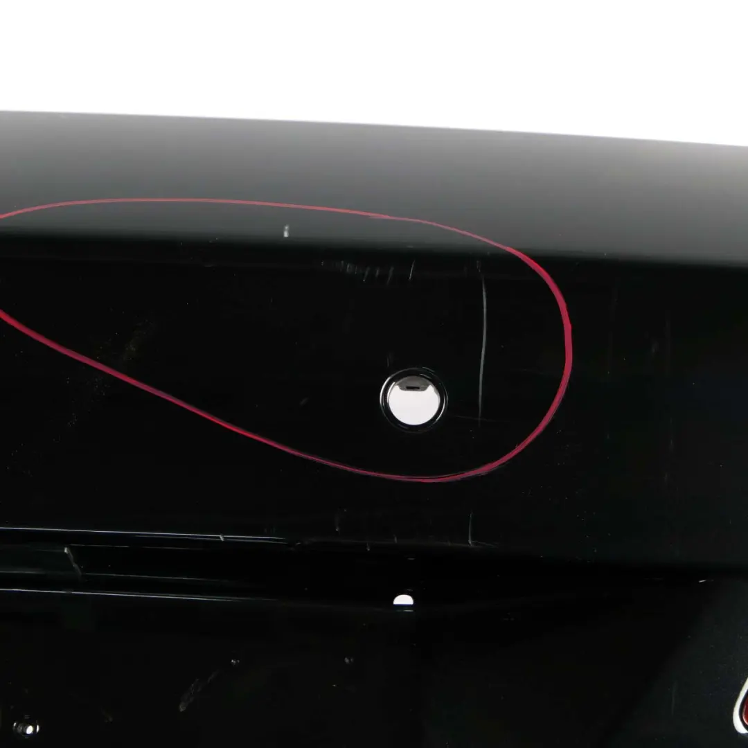 Rear Bumper BMW E63 E64 LCI PDC Trim Panel Black Sapphire Metallic - 475 - SKU 7184664-BS - Part number 7184664