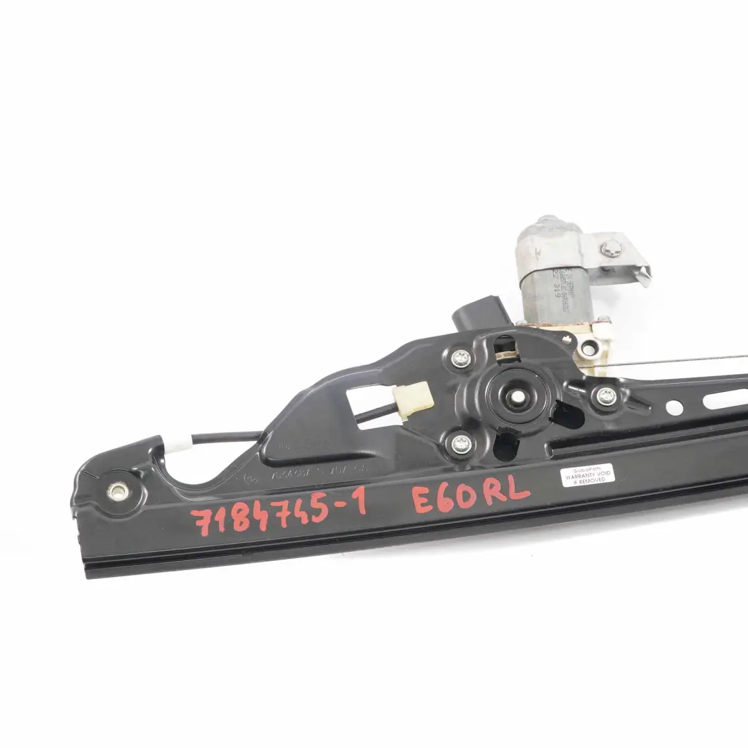 Elevalunas Con Motor Trasero Izquierdo para BMW E60 E60N E61 E61N con número de pieza 7184745 BMW E60 E60N E61 E61N Elevalunas Con Motor Trasero Izquierdo - SKU 7184745-1 - Número de pieza 7184745