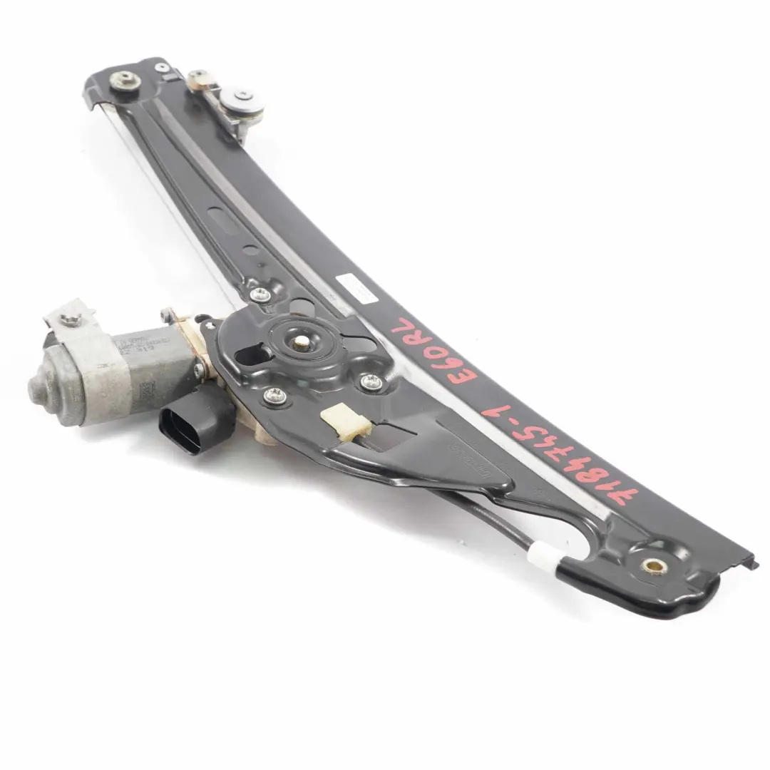 BMW E60 E61 LCI Window Regulator Lifter With Motor Rear Left N/S - SKU 7184745-1 - Part number 7184745