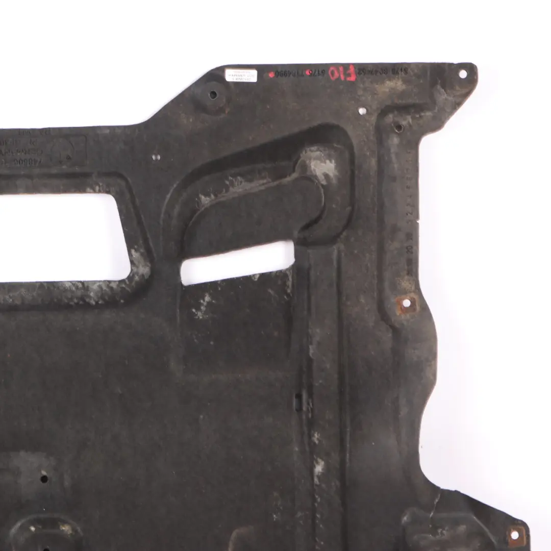 BMW F10 F11 Underfloor Panel Centre Underbody Coating Covering 7184990 - SKU 7185113 - Part number 7261763