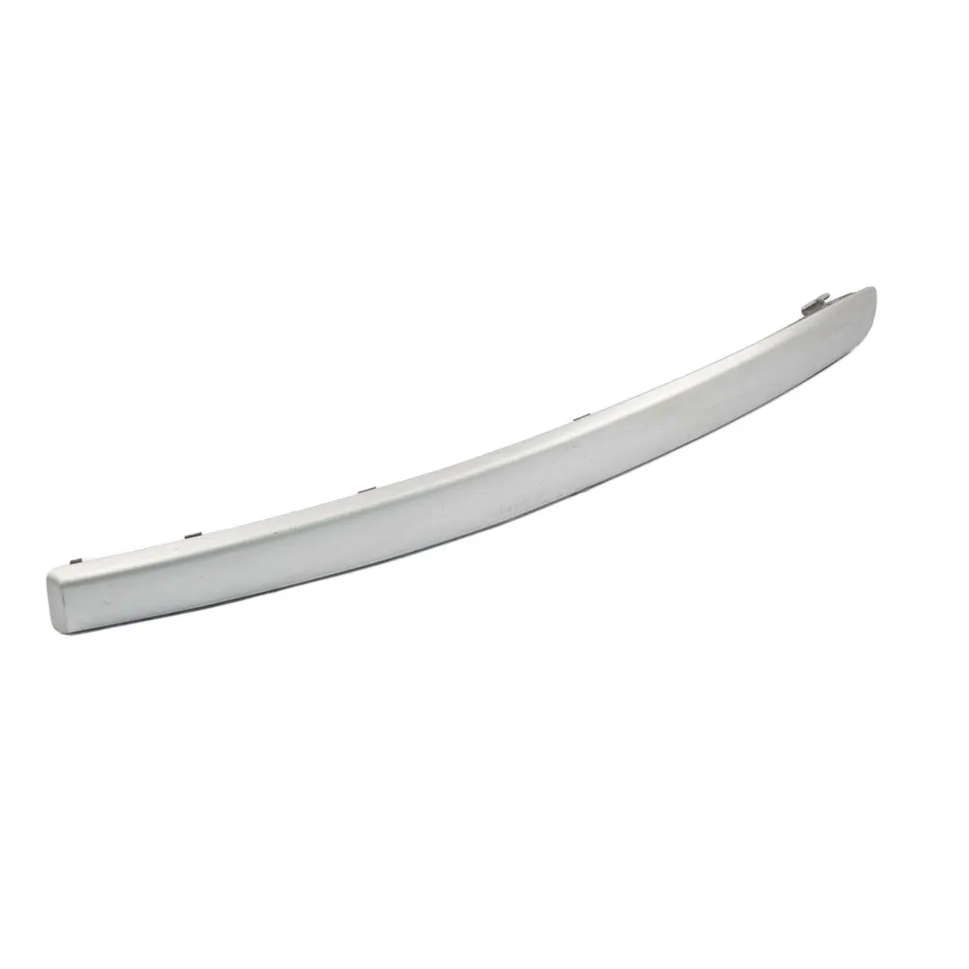 BMW 1 Series E87 LCI E81 Front Bumper Rubber Trim Strip Left N/S Titan Silver - SKU 7185131-TS - Part number 7185131