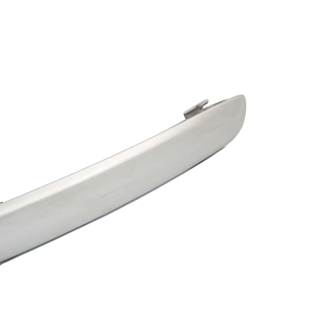 BMW E87 LCI E81 Striscia Gomma Paraurti Anteriore Sinistra Argento Titano - SKU 7185131-TS - Numero di parte 7185131