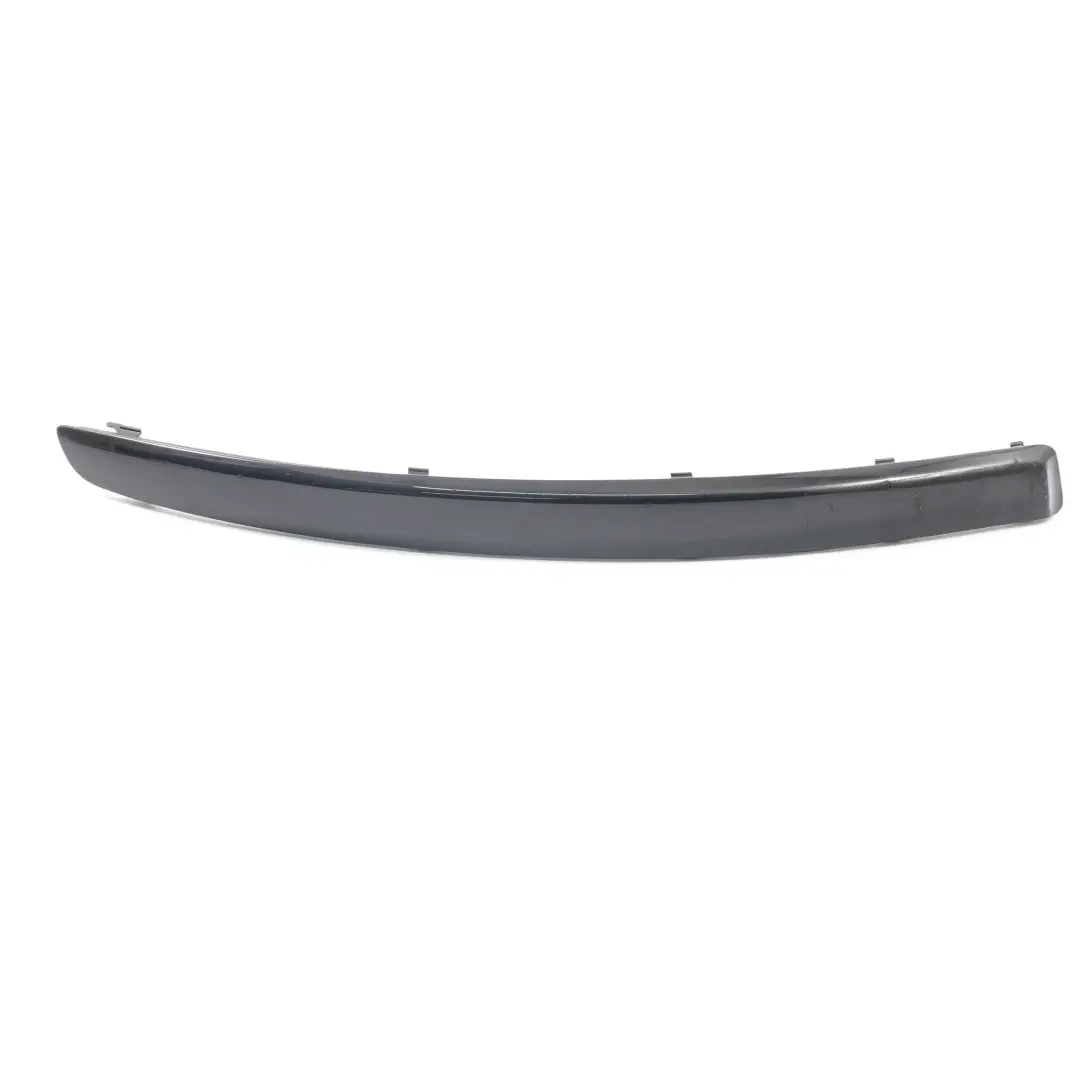 BMW E81 E87 LCI Front Bumper Protective Rubber Strip Right O/S Black Sapphire - SKU 7185132-BS1 - Part number 7185132