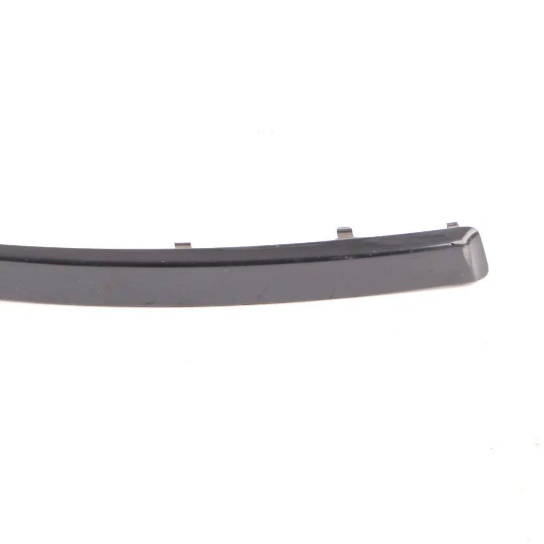 BMW 1 Series E81 E87 LCI Front Bumper Protective Strip Right O/S Black Sapphire - SKU 7185132-BS - Part number 7185132