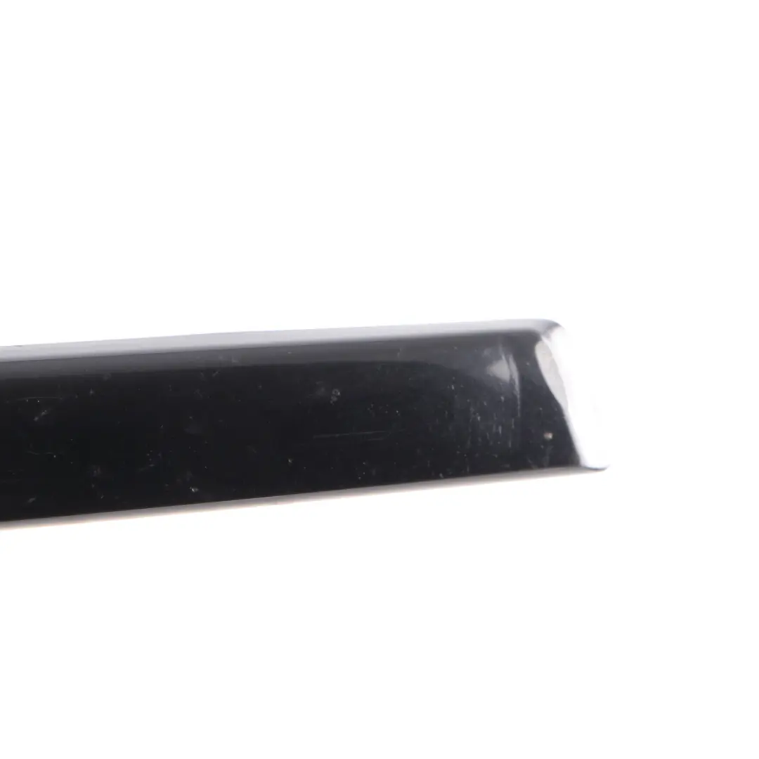 BMW 1 Series E81 E87 LCI Front Bumper Protective Strip Right O/S Black Sapphire - SKU 7185132-BS - Part number 7185132