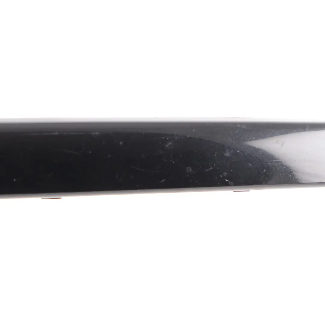 BMW 1 Series E81 E87 LCI Front Bumper Protective Strip Right O/S Black Sapphire - SKU 7185132-BS - Part number 7185132