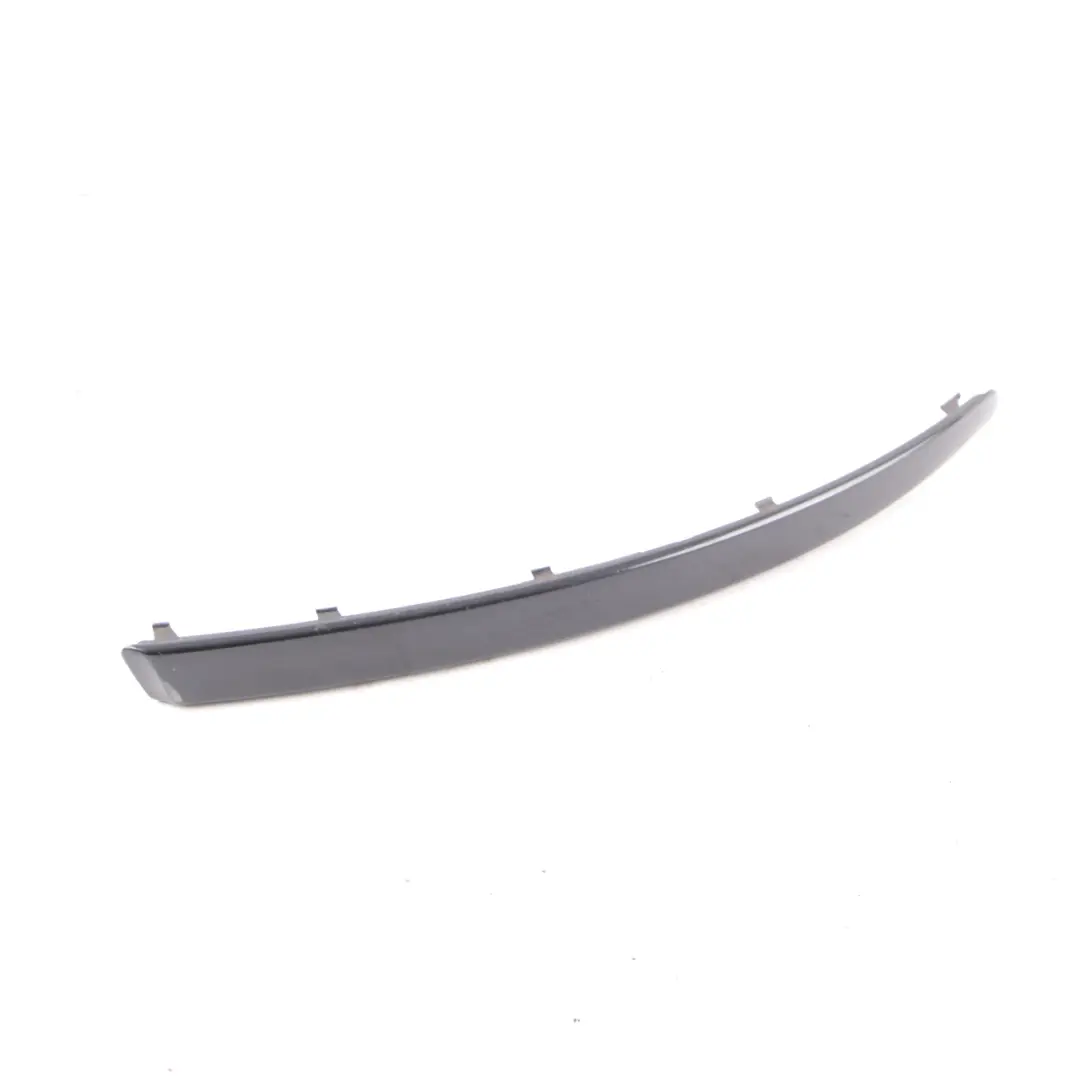 BMW 1 Series E81 E87 LCI Front Bumper Protective Strip Right O/S Black Sapphire - SKU 7185132-BS - Part number 7185132