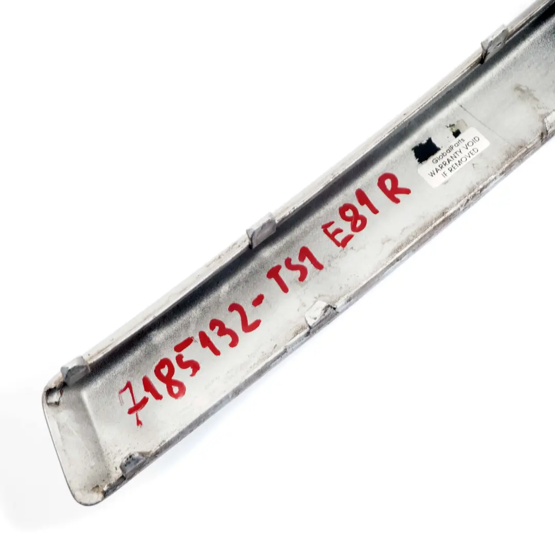 BMW E81 E87 LCI Front Bumper Protective Rubber Strip Right O/S Titansilber - SKU 7185132-TS1 - Part number 7185132