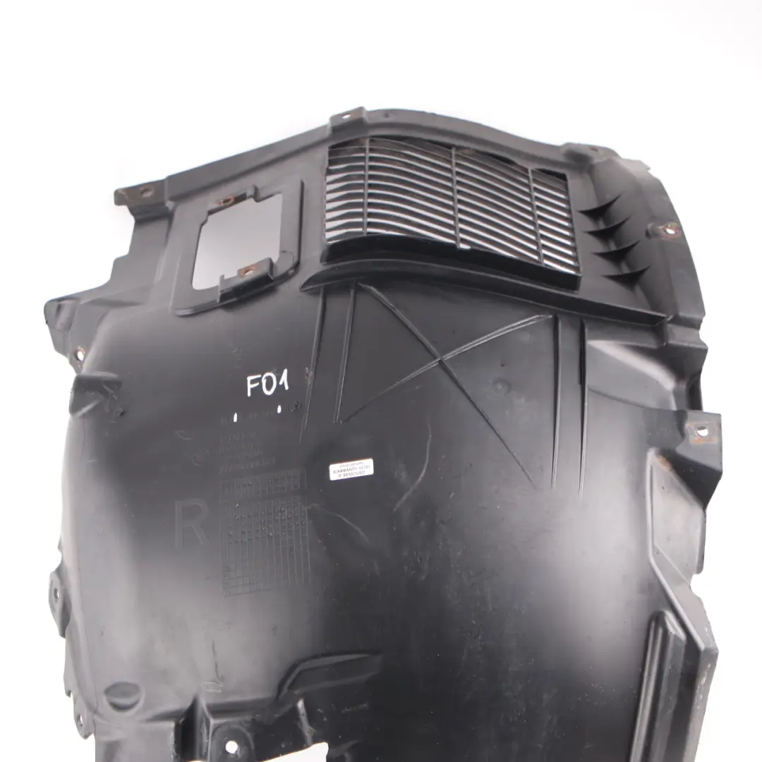 Arch BMW F01 F02 Front Section Panel Housing Cover Front Right O/S to Wheel with Part number 7185164 Wheel Arch BMW F01 F02 Front Section Panel Housing Cover Front Right O/S - SKU 7185164 - Part number 7185164