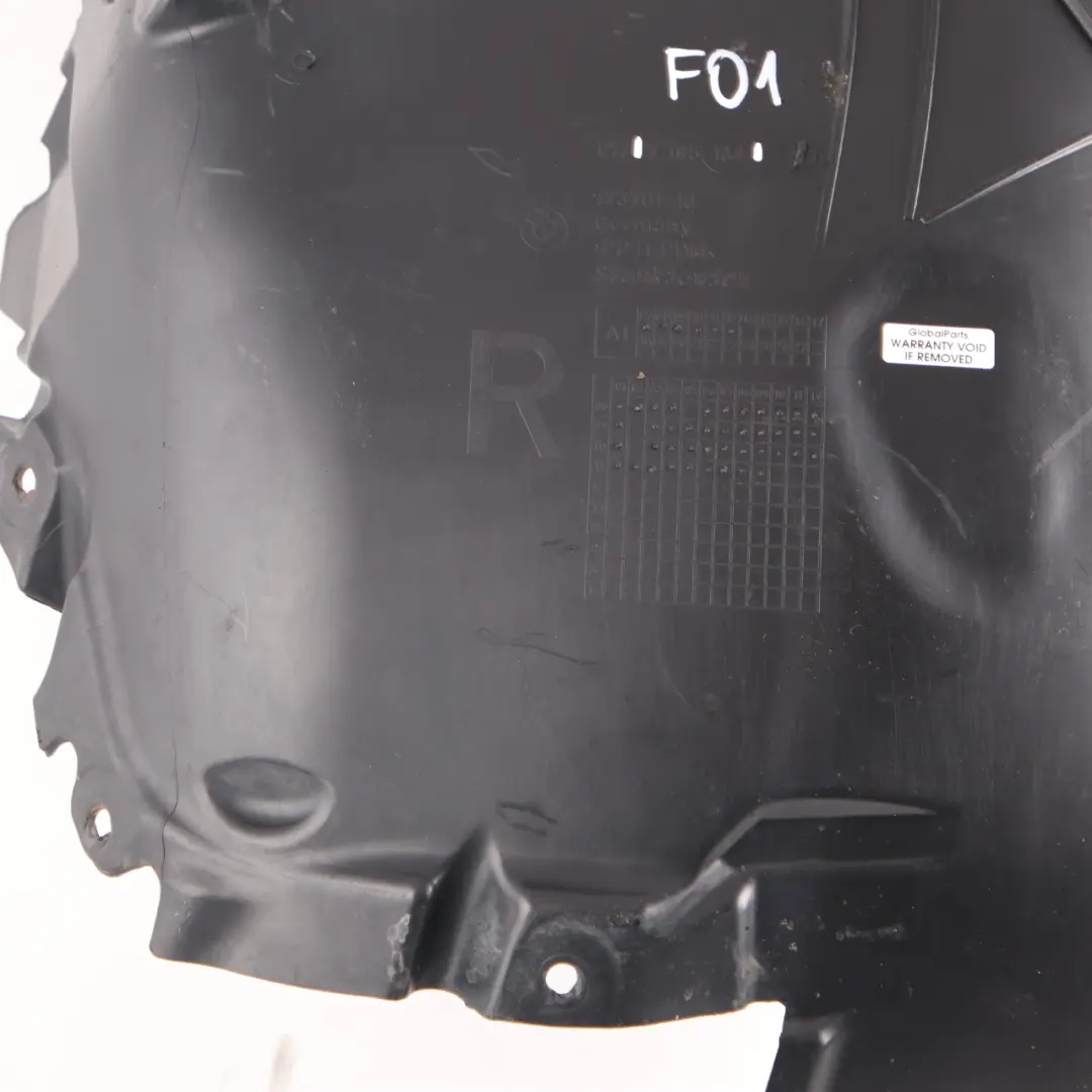 Wheel Arch BMW F01 F02 Front Right O/S Front Section Panel Housing Cover - SKU 7185164 - Part number 7185164
