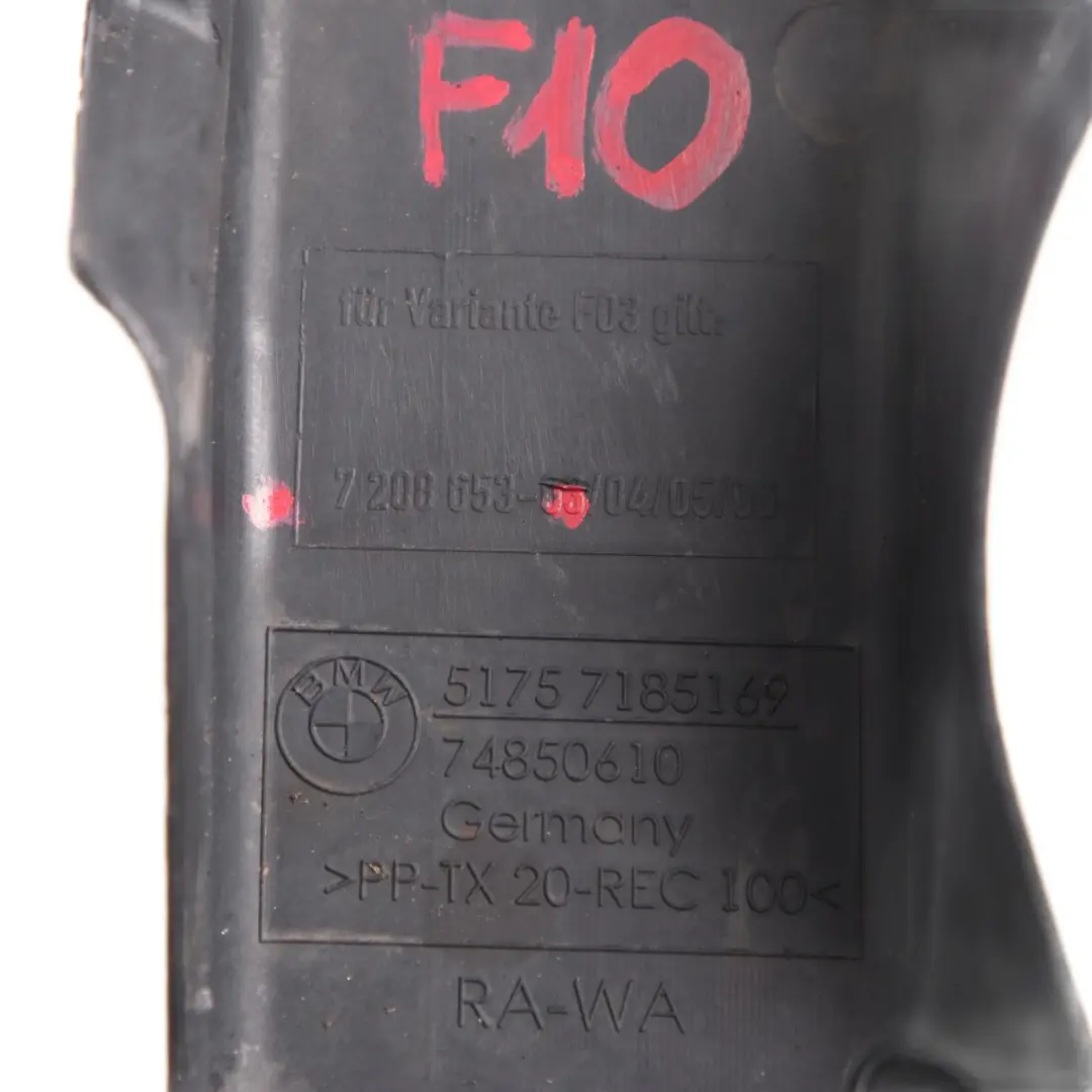  Isolation De Crémaillère De Direction BMW F01 F10 F11 F13 Panneau Gauche - SKU 7185169 - Numéro de pièce 7185169