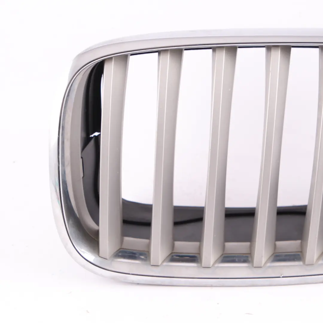 Front Bumper Grille Kidney Radiator Air Inlet Left N/S Chrome to BMW X5 E70 with Part number 7185223 BMW X5 E70 Front Bumper Grille Kidney Radiator Air Inlet Left N/S Chrome - SKU 7185223-1 - Part number 7185223