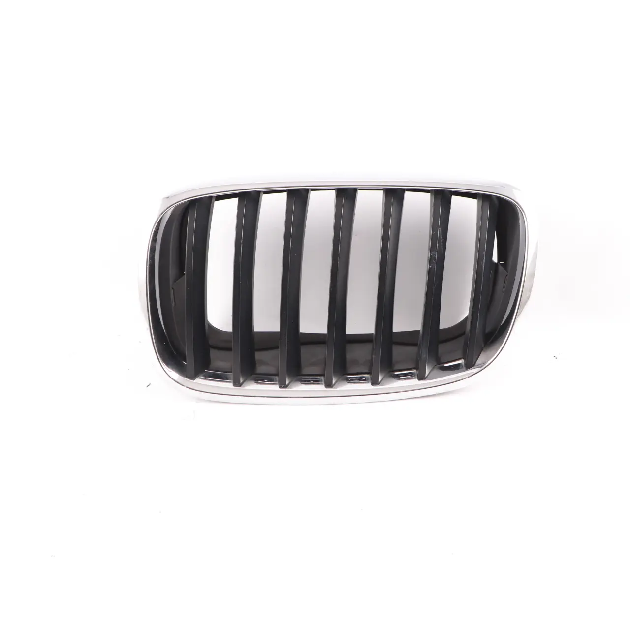BMW X5 E70 Paraurti Anteriore Griglia Rene Radiatore Aria Sinistra Nero Cromo