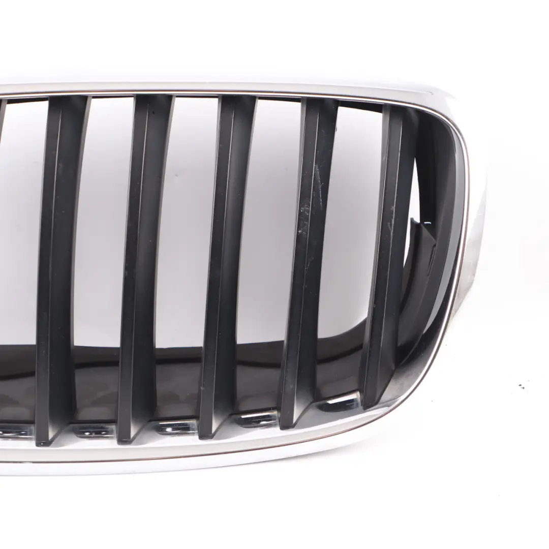 Front Bumper Grille Kidney Radiator Air Inlet Left N/S Black Chrome to BMW X5 E70 with Part number 7185223 BMW X5 E70 Front Bumper Grille Kidney Radiator Air Inlet Left N/S Black Chrome - SKU 7185223 - Part number 7185223
