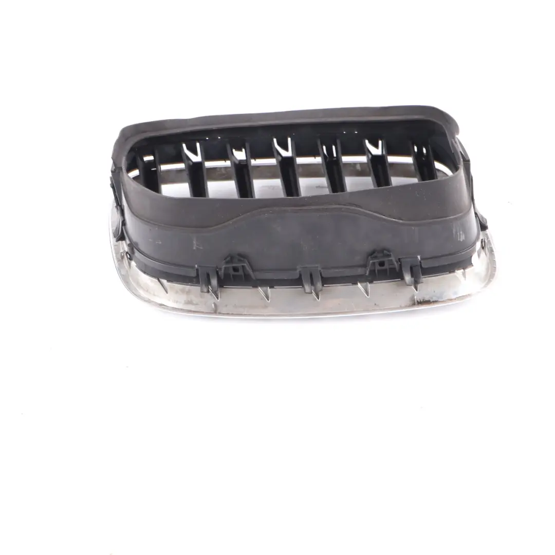 BMW X5 E70 Paraurti Anteriore Griglia Rene Radiatore Aria Sinistra Nero Cromo - SKU 7185223 - Numero di parte 7185223
