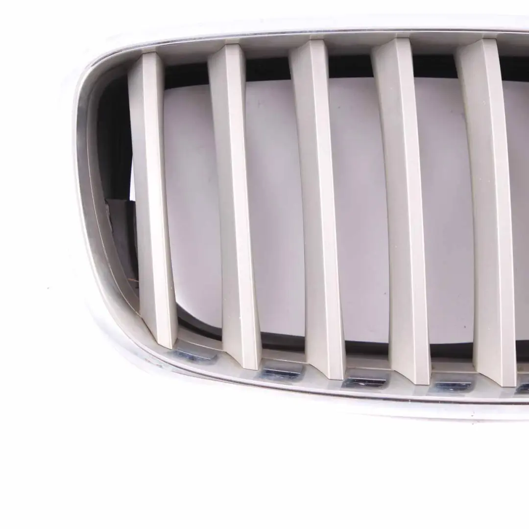 Front Bumper Grille Kidney Radiator Air Right O/S Chrome to BMW X5 E70 with Part number 7185224 BMW X5 E70 Front Bumper Grille Kidney Radiator Air Right O/S Chrome - SKU 7185224-1 - Part number 7185224