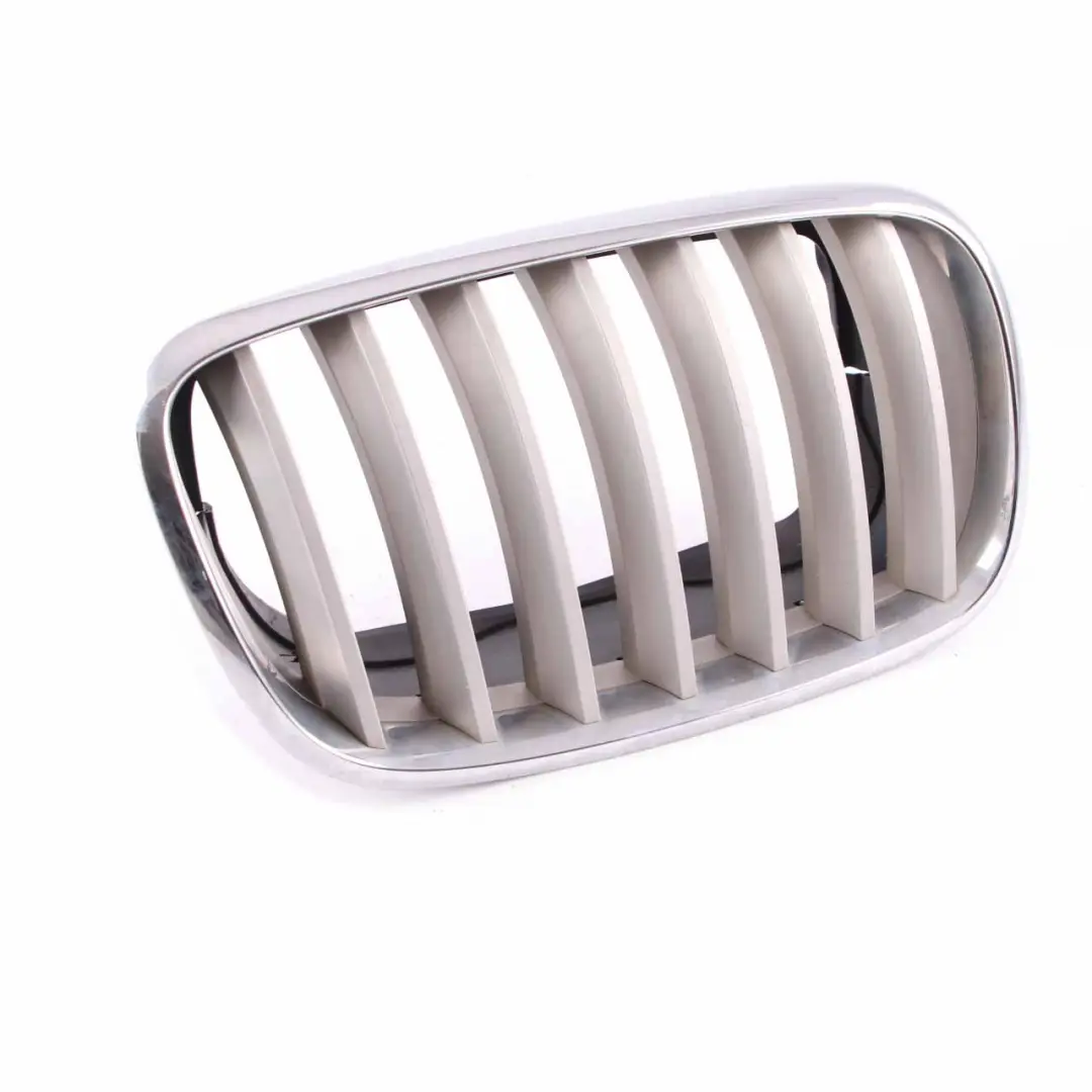 Parachoques Delantero Rejilla Riñón Radiador Derecha Cromo para BMW X5 E70 con número de pieza 7185224 BMW X5 E70 Parachoques Delantero Rejilla Riñón Radiador Derecha Cromo - SKU 7185224-1 - Número de pieza 7185224