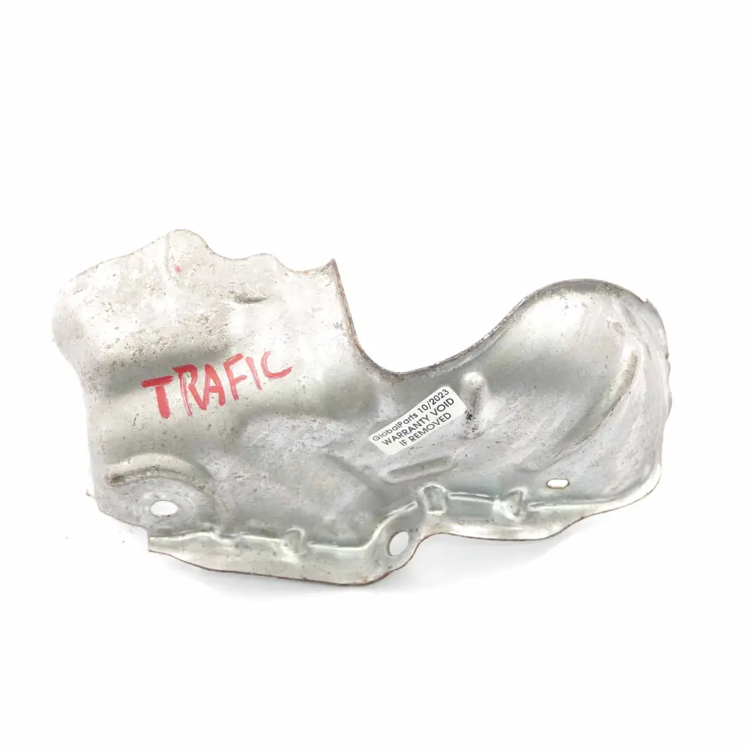 Heat Shield Renault Trafic II EGR Pipe Heat Resistant Plate to Engine with Part number 7185381R Engine Heat Shield Renault Trafic II EGR Pipe Heat Resistant Plate - SKU 7185381R - Part number 7185381R