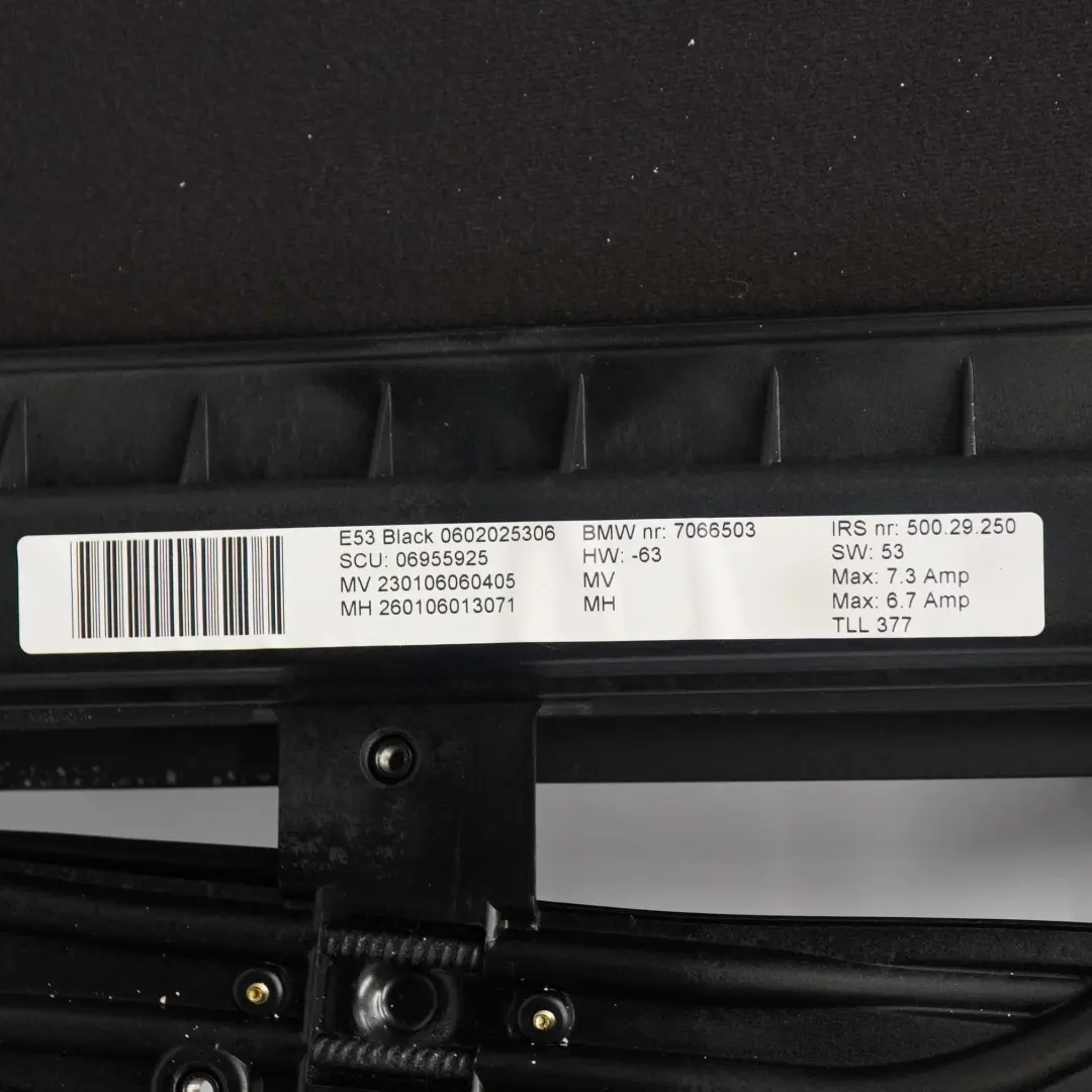 BMW X5 Series E53 Panoramic Sunroof Sliding Glass Sun Roof Frame Unit - SKU 7185572 - Part number 7185572