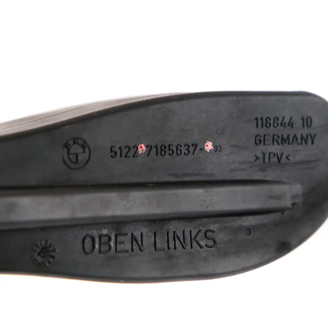 Trasera Izquierda Derecha Puerta Freno Pasacables Tapa para BMW 5 F10 F11 con número de pieza 7185637 BMW 5 F10 F11 Trasera Izquierda Derecha Puerta Freno Pasacables Tapa - SKU 7185637 - Número de pieza 7185637