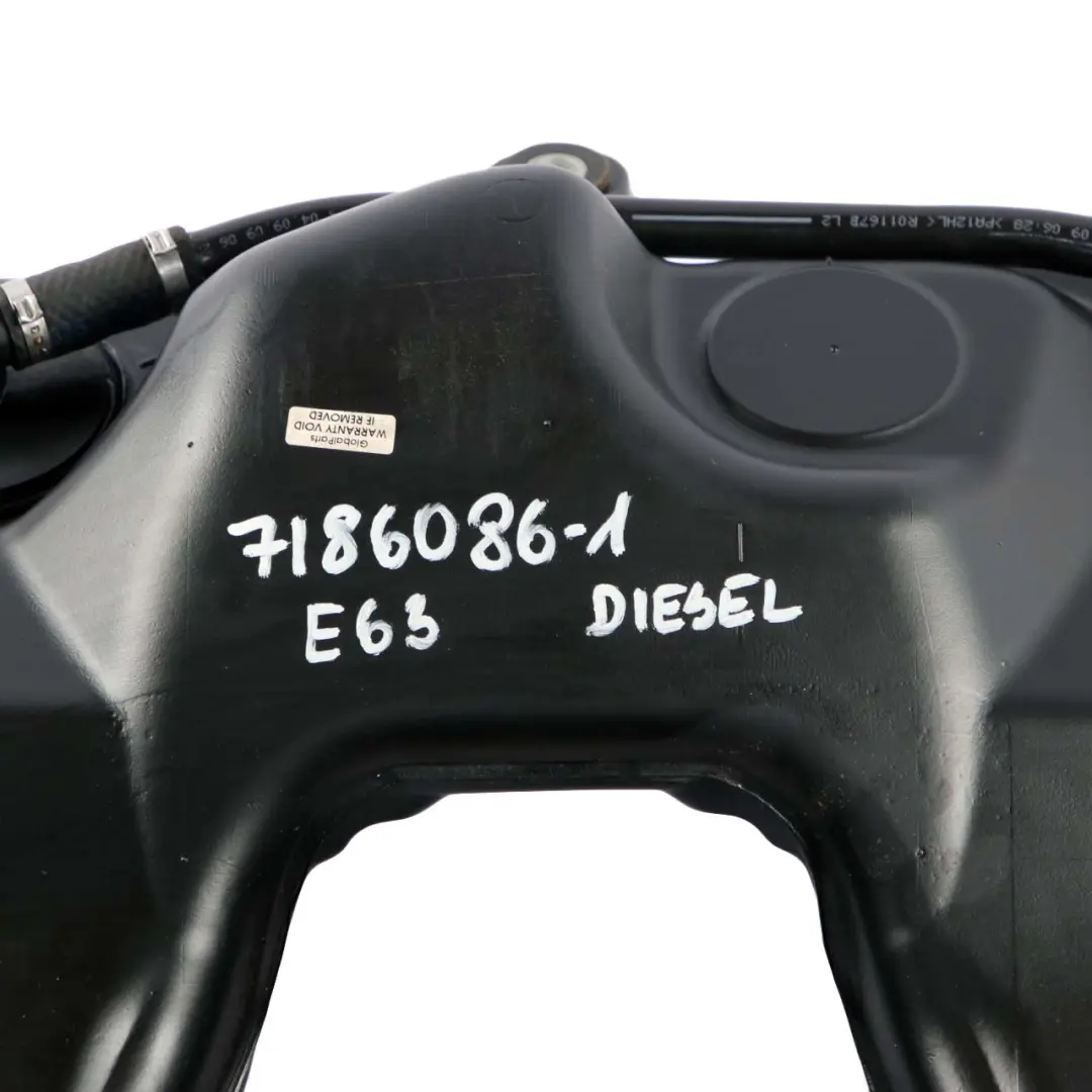 Plastic Bare Fuel Tank Diesel to BMW 6 E63 E64 LCI 635d with Part number 7186086 BMW 6 E63 E64 LCI 635d Plastic Bare Fuel Tank Diesel - SKU 7186086-1 - Part number 7186086