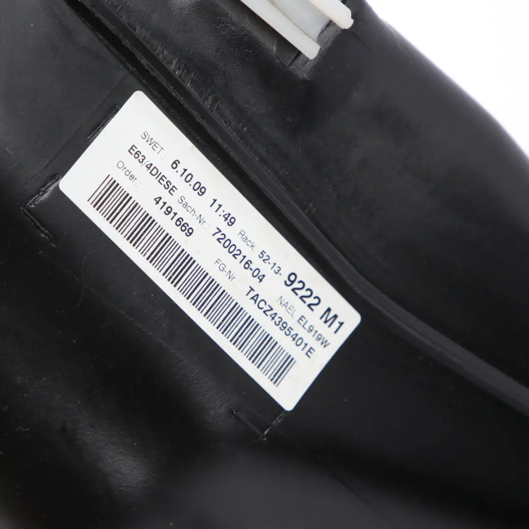 Plastic Bare Fuel Tank Diesel to BMW 6 E63 E64 LCI 635d with Part number 7186086 BMW 6 E63 E64 LCI 635d Plastic Bare Fuel Tank Diesel - SKU 7186086-1 - Part number 7186086