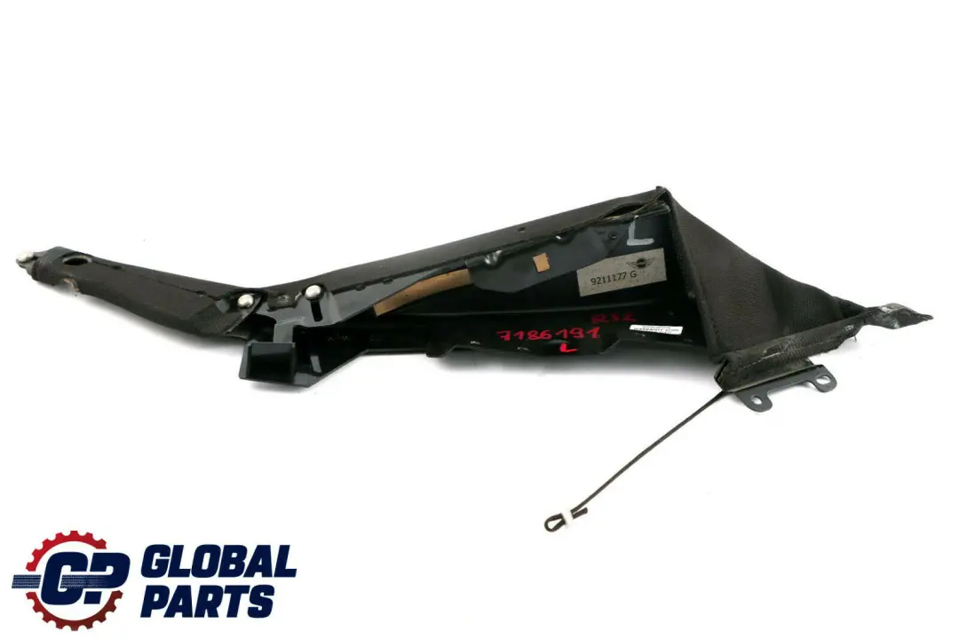Mini Cooper R52 Cabrio Parte Trasera Izquierda Capota Plegable 9211177 - SKU 7186191 - Número de pieza 7186191