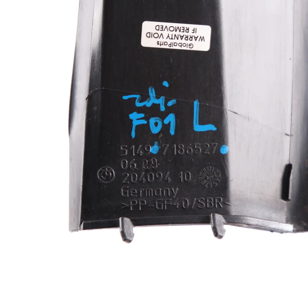  Trim Trunk Lid BMW F01 F02 Gutter Strip Tailgate Light Water Drip Left - SKU 7186527 - Part number 7186527